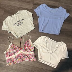 Set of 4 Baby tee and Tank